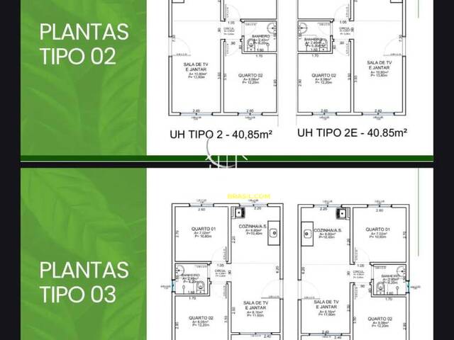 #2820 - Apartamento para Venda em Pindamonhangaba - SP