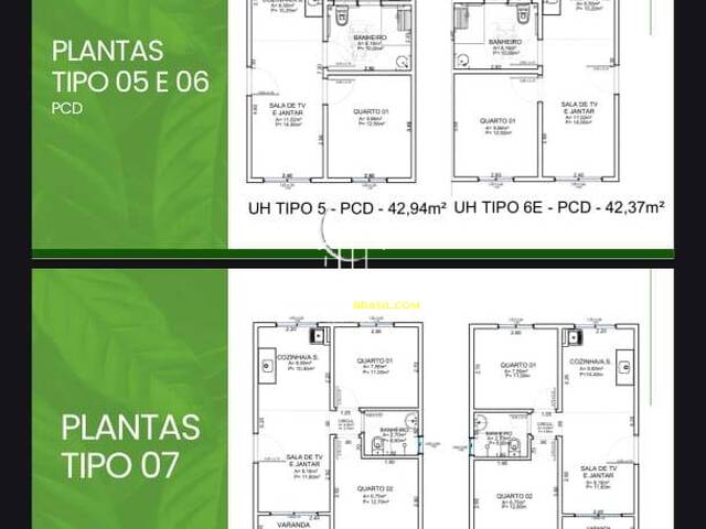 #2820 - Apartamento para Venda em Pindamonhangaba - SP