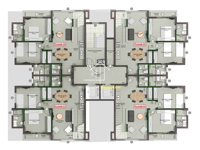 #2823 - Apartamento para Venda em Caraguatatuba - SP