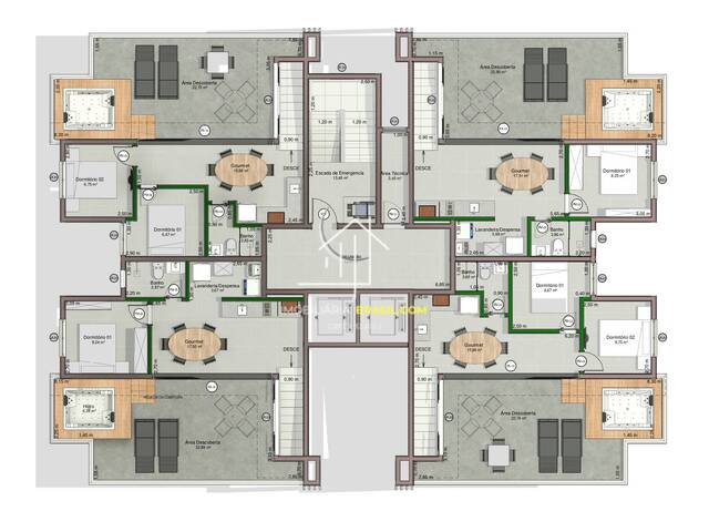 #2823 - Apartamento para Venda em Caraguatatuba - SP