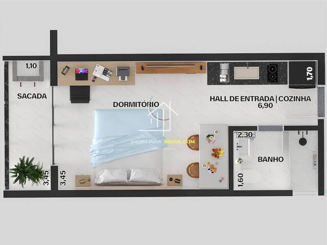 Loft para Venda em Ubatuba - 2